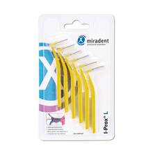 Abbildung: Miradent Interdentalbürste I-Prox L 0,5 mm gelb 6 St PZN 11597478 