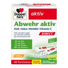 Abbildung: Doppelherz Abwehr aktiv Direct Pellets 40 St, Pellets PZN 11616129 