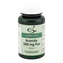 Abbildung: Acerola 500 mg pur Kapseln 60 St, Kapseln PZN 11639998 