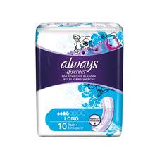 Abbildung: ALWAYS discreet Inkontinenz Einl.long 10 St, Binden PZN 11642782 