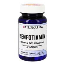 Abbildung: BENFOTIAMIN 100 mg GPH Kapseln 60 St, Kapseln PZN 11658323 