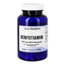 Abbildung: BENFOTIAMIN 100 mg GPH Kapseln 120 St, Kapseln PZN 11658352 