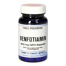 Abbildung: BENFOTIAMIN 300 mg GPH Kapseln 30 St, Kapseln PZN 11658406 