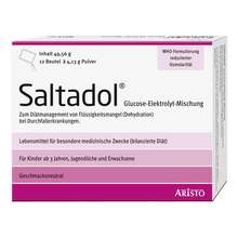 Abbildung: Saltadol Elektrolyt Pulver zur Her.e.Lösung zum Einnehmen 12 St, Pulver zur Herstellung einer Lösung zum Einnehmen PZN 11661779 