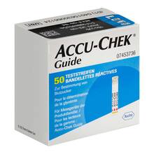 Abbildung: Accu-Chek Guide Teststreifen 1X50 St, Teststreifen PZN 11664909 