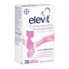 Abbildung: Elevit 1 Kinderwunsch & Schwangerschaft Tabletten 30 St, Tabletten PZN 11677800 