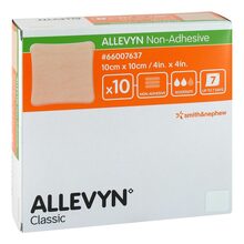 Abbildung: ALLEVYN non Adhesive 10x10 cm Wundverband 10 St, Kompressen PZN 11691869 