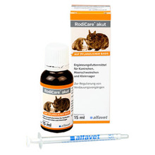 Abbildung: Rodicare Akut flü.für Kaninchen / Kleinnager/Meerschwarz  15 ml, Flüssigkeit PZN 11714441 