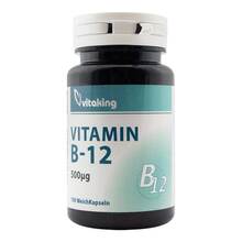 Abbildung: Vitamin B12 500 μg Kapseln 100 St, Kapseln PZN 11721808 