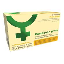Abbildung: Fertilovit F Pcos 60 Kapseln + 30 Pulver-Sticks 1 P, Kombipackung PZN 11726734 
