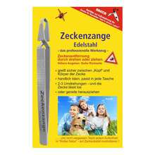 Abbildung: Zeckenzange Chirurgenstahl geriffelt 1 St PZN 11727596 