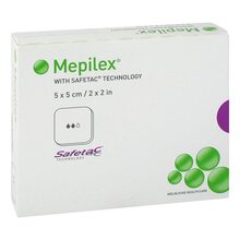 Abbildung: MEPILEX 5x5 cm Schaumverband 5 St, Verband PZN 11742590 
