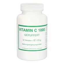 Abbildung: Vitamin C 1000 gepuffert Tabletten 90 St, Tabletten PZN 11850285 