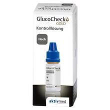Abbildung: GLUCOCHECK GOLD Kontrolllösung hoch 4 ml, Flüssigkeit PZN 11864904 