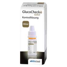 Abbildung: GLUCOCHECK GOLD Kontrolllösung mittel 4 ml, Flüssigkeit PZN 11864910 