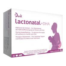 Abbildung: Lactonatal + Dha Denk 30 Filmtabletten +30 Kapseln 2X30 St, Tabletten PZN 12146571 