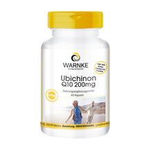 Abbildung: Ubichinon Q10 200 mg Kapseln 60 St, Kapseln PZN 12343716 