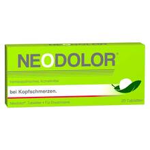 Abbildung: Neodolor Tabletten 20 St, Tabletten PZN 12350515 