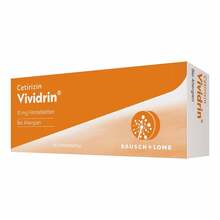 Abbildung: Cetirizin Vividrin 10 mg Filmtabletten 20 St, Filmtabletten PZN 12364291 