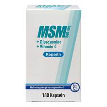Abbildung: Msm 500 mg + Glucosamine Kapseln 180 St, Kapseln PZN 12365563 