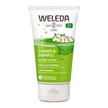 Abbildung: Weleda Kids 2in1 Shower & Shampoo spritzig.Limette 150 ml, Duschgel PZN 12387375 
