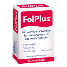 Abbildung: Folplus Filmtabletten 90 St, Filmtabletten PZN 12388067 