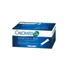 Abbildung: Calcimed D3 500 mg / 1000 I.E. Direct Granulat 60 St, Granulat PZN 12414066 