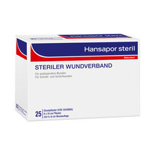 Abbildung: Hansapor steril Wundverband 8x10 cm 25 St, Verband PZN 12439988 