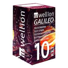 Abbildung: WELLION GALILEO Ketoneteststreifen 10 St, Teststreifen PZN 12470194 