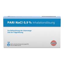 Abbildung: Pari Nacl Inhalationslösung Ampullen 10X5 ml, Ampullen PZN 12474217 
