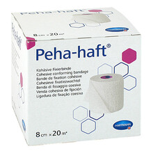 Abbildung: PEHA-HAFT Fixierbinde latexfrei 8 cmx20 m 1 St, Binden PZN 12476162 