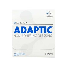 Abbildung: ADAPTIC 7,6x7,6 cm feuchte Wundauflage 2012Z 10 St, Verband PZN 12477902 