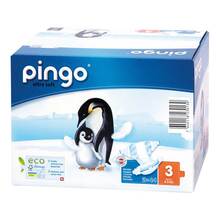 Abbildung: BIO WINDELN midi Jumbo 4-9 kg Pinguin PINGO SWISS 88 St PZN 12496667 