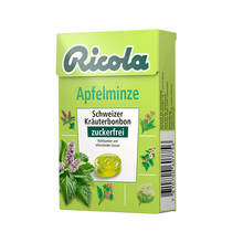 Abbildung: Ricola ohne Z.Box Apfelminze Bonbons 50 g, Bonbons PZN 12500736 