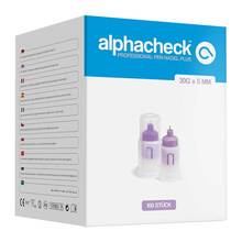Abbildung: ALPHACHECK professional Pen-Nadeln Plus 30 Gx5 mm 100 St, Kanüle PZN 12503031 