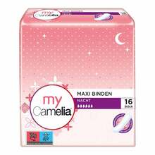 Abbildung: MY CAMELIA Maxi Binde Nacht 16 St, Binden PZN 12506503 