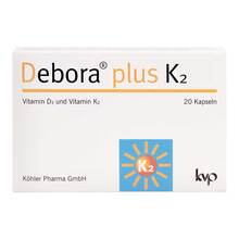 Abbildung: Debora plus K2 Kapseln 20 St, Kapseln PZN 12510143 