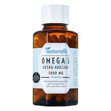 Abbildung: Naturafit Omega-3 extra 400 / 200 Kapseln 80 St, Kapseln PZN 12516252 