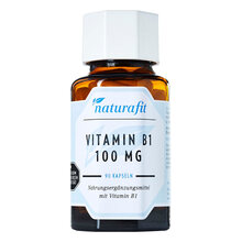 Abbildung: Naturafit Vitamin B1 100 mg Kapseln 90 St, Kapseln PZN 12516393 