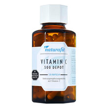 Abbildung: Naturafit Vitamin C 500 Depot Kapseln 120 St, Kapseln PZN 12516482 