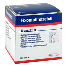 Abbildung: FIXOMULL stretch 10 cmx20 m 1 St, Vlies PZN 12526753 