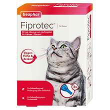 Abbildung: Fiprotec 50 mg Lösung zum Auftropfen für Katzen 3X0.50 ml, Tropfen PZN 12568160 