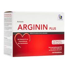 Abbildung: Arginin Plus Vitamin B1 + B6+B12+Folsäure Filmtabletten  240 St, Filmtabletten PZN 12576627 