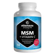 Abbildung: Msm Hochdosiert + Vitamin C Kapseln 360 St, Kapseln PZN 12580563 
