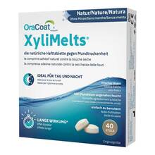 Abbildung: Xylimelts Hafttabletten ohne Minze Oracoat 40 St, Tabletten PZN 12596104 