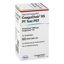 Abbildung: COAGUCHEK XS PT Test PST 1X24 St, Teststreifen PZN 12643909 