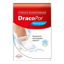 Abbildung: Dracopor waterproof Wundverband 8x15 cm steril 20 St, Pflaster PZN 12749200 