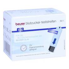 Abbildung: BEURER GL40 Blutzuckerteststreifen 100 St, Teststreifen PZN 12772618 