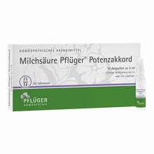 Abbildung: Milchsäure Pflüger Potenzakkord Injektionslösung Ampulle  10 St, Injektionslösung PZN 12777225 