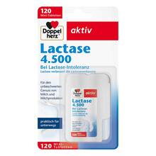 Abbildung: Doppelherz Lactase 4.500 Tabletten 120 St, Tabletten PZN 12894563 